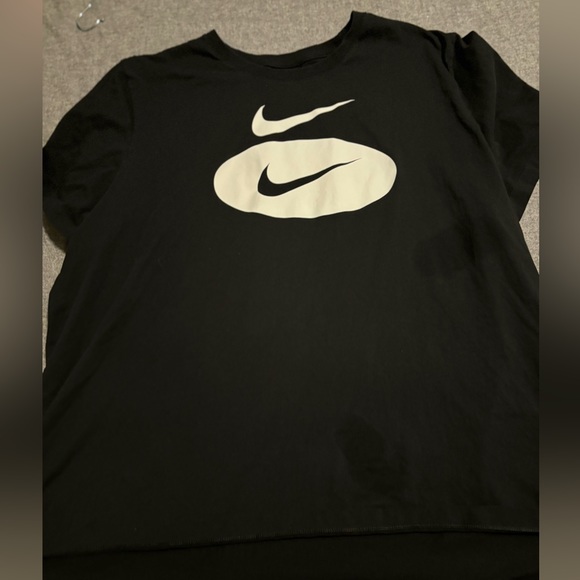 Nike NSW double swoop shirt‎ black mens size 4XL - Picture 1 of 6